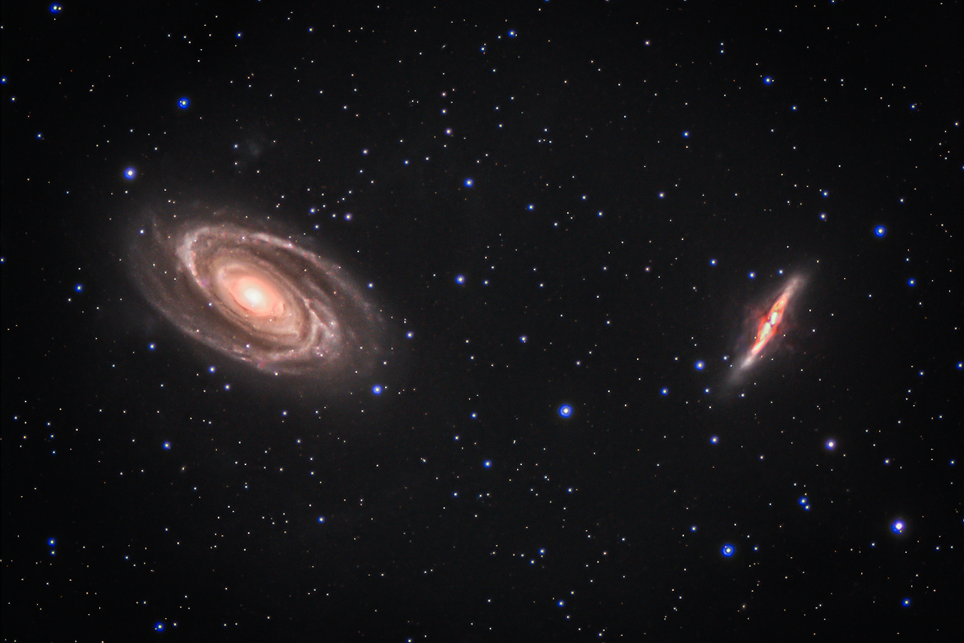 Bode's and Cigar Galaxies M81 M82