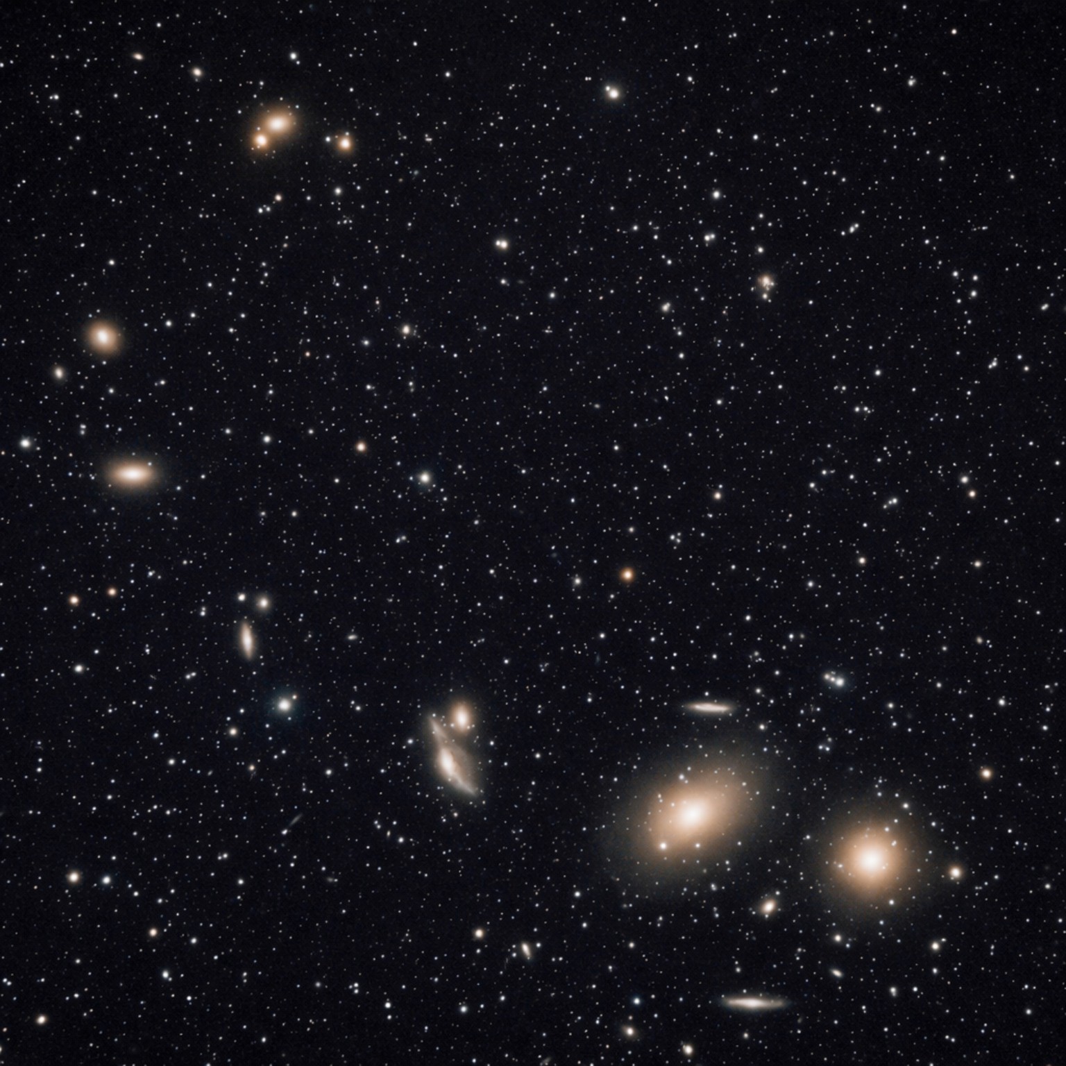 Markarian's Chain of galaxies