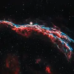 Western Veil Nebula NGC 6960 Caldwell 34